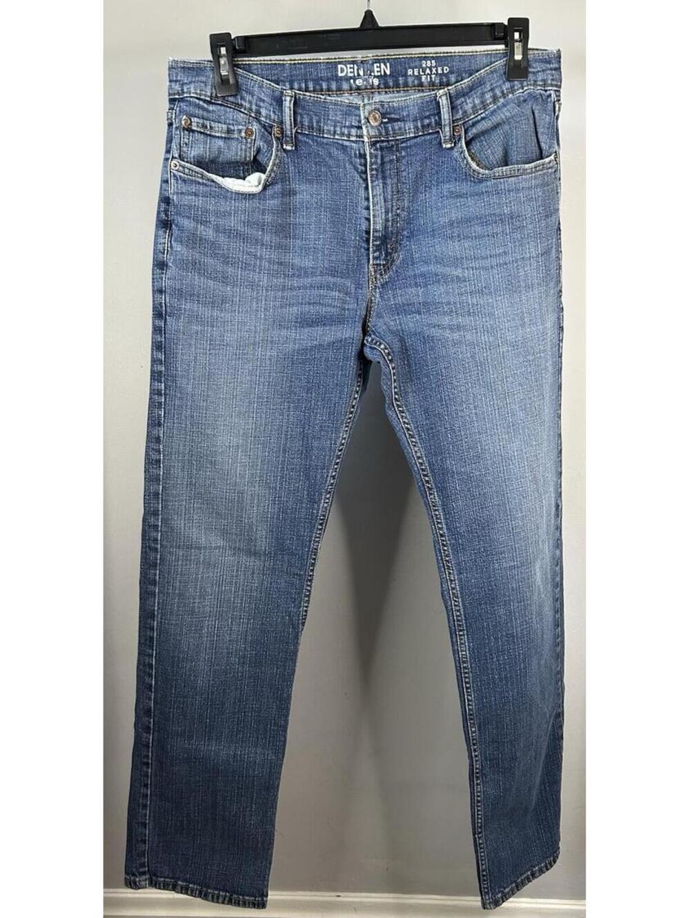 Levi’s Denizen 285 Relaxed Fit Jeans Men’s Size 34x33